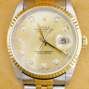 ROLEX　デイトジャスト　16233G　10Pダイヤ　P番　２.JPG